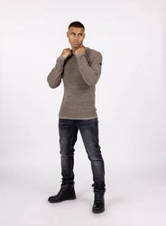 Key Largo Pullover FOREST Braun/Beige/Khaki/Grau