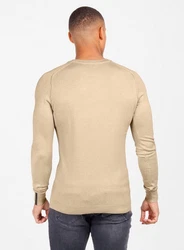 Key Largo Rundhalspullover MST PROJECT beige