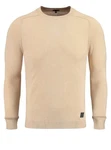 Key Largo Rundhalspullover MST PROJECT beige