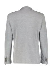 LERROS Jerseysakko Jerseyblazer Regular Fit Grau/Hellgrau
