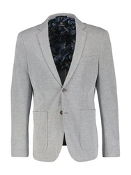 LERROS Jerseysakko Jerseyblazer Regular Fit Grau/Hellgrau