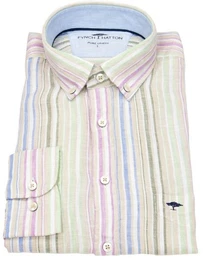 Langarmhemd Button-Down-Kragen