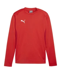 PUMA teamGOAL Training Sweatshirt Rot