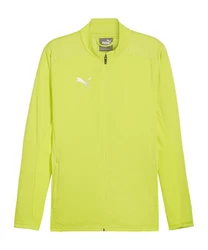 PUMA Sweatjacke teamFINAL Trainingsjacke Grün/Gelb
