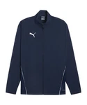 PUMA Sweatjacke teamGOAL Sideline Jacke Dunkelblau/Hellblau