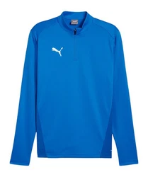 PUMA Sweatshirt teamGOAL Training 1/4 Zip Blau/Hellblau