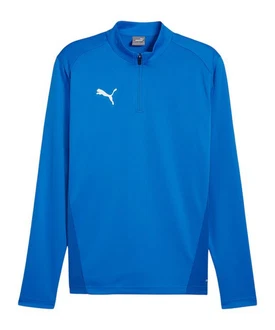 PUMA Sweatshirt teamGOAL Training 1/4 Zip Blau/Hellblau