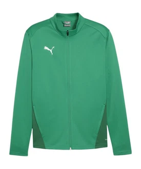 PUMA Sweatjacke teamGOAL Trainingsjacke Grün/Dunkelgrün/Neonfarben/Türkis