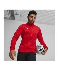 PUMA Sweatjacke teamGOAL Trainingsjacke Rot