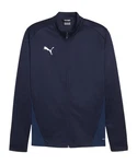 PUMA Sweatjacke teamGOAL Trainingsjacke Dunkelblau/Hellblau