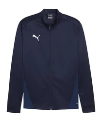 PUMA Sweatjacke teamGOAL Trainingsjacke Dunkelblau/Hellblau