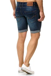 Indicode Shorts KADEN HOLES Blau/Dunkelblau