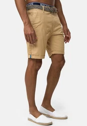 Indicode Chinoshorts Baltin Khaki/Beige/Braun