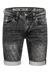 Indicode Jeansshorts INDelmare Dunkelgrau/Schwarz/Grau/Braun
