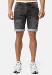 Indicode Jeansshorts INDelmare Dunkelgrau/Schwarz/Grau/Braun