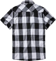 Brandit Langarmhemd Check Shirt Schwarz/Dunkelgrau/Weiß