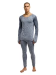 Bruno Banani Langarmshirt CERVANTES Grau/Hellblau/Dunkelblau/Blau