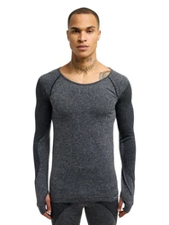 Bruno Banani Langarmshirt CERVANTES Dunkelgrau/Dunkelblau/Grau/Hellgrau