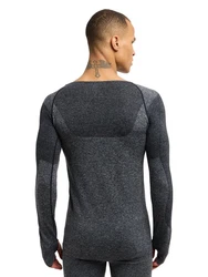Bruno Banani Langarmshirt CERVANTES Dunkelgrau/Dunkelblau/Grau/Hellgrau