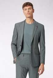 Roy Robson Hosenanzug Coloured Suit Slim Fit Grün/Grau/Hellblau