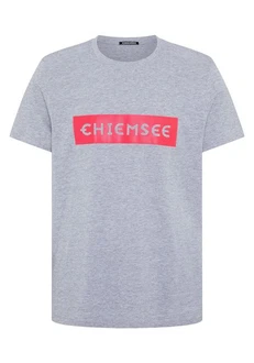Chiemsee Print-Shirt T-Shirt mit Markenschriftzug Rot/Grau/Hellgrau/Rosa Chiemsee Print-Shirt T-Shirt mit Markenschriftzug Rot/Grau/Hellgrau/Rosa