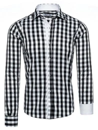 Karohemd Herren Hemd mit Kentkragen LL-204