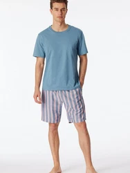 Schiesser Pyjamashorts Mix & Relax Gelb/Mischfarben/Blau/Rosa