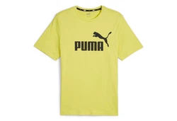 PUMA T-Shirt ESS Logo Tee Herren Gelb/Grün/Neonfarben