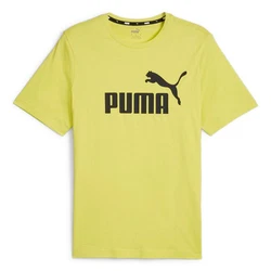 PUMA T-Shirt ESS Logo Tee Herren Gelb/Grün/Neonfarben