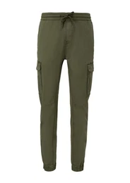 Stoffhose SLIM FIT (1-tlg) mit elastischem Bndchen und Tunnelzugband