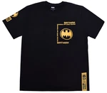DC Comics T-Shirt Batman Herren Schwarz/Dunkelblau/Orange/Gelb