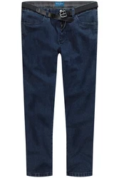 Boston Park 5-Pocket-Jeans Swingpockets Dunkelblau/Hellblau/Blau