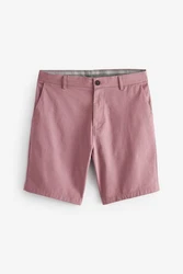 Next Straight Fit Chinoshorts mit Stretch Lila/Rosa