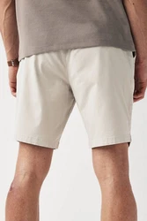 Next Straight Fit Chinoshorts mit Stretch Khaki