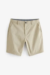 Next Straight Fit Chinoshorts mit Stretch Khaki
