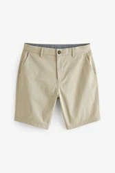 Next Straight Fit Chinoshorts mit Stretch Khaki