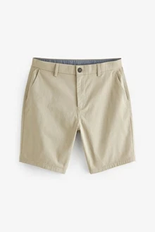 Next Straight Fit Chinoshorts mit Stretch Khaki Next Straight Fit Chinoshorts mit Stretch Khaki