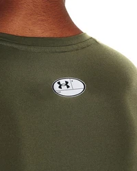 Under Armour HeatGear Armour Comp LS Langarmshirt Dunkelgrün/Grün