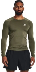 Under Armour HeatGear Armour Comp LS Langarmshirt Dunkelgrün/Grün