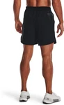Under Armour Shorts UA Peak Woven Shorts Schwarz/Dunkelblau