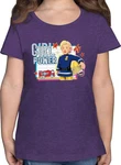 Shirtracer T-Shirt Girl Power Feuerwehrmann Sam Gelb/Weiß/Beige/Lila