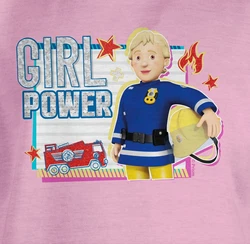 Shirtracer T-Shirt Girl Power Feuerwehrmann Sam Rosa
