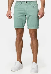 Indicode Chinoshorts Page Grün/Türkis