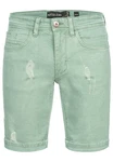 Indicode Chinoshorts Page Grün/Türkis