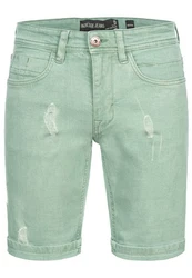 Indicode Chinoshorts Page Grün/Türkis
