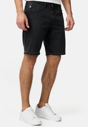 Indicode Chinoshorts Page Schwarz/Dunkelgrau