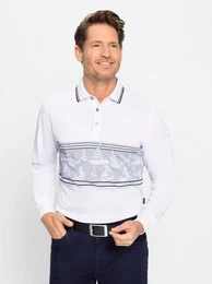 T-Shirt Langarm-Poloshirt