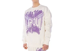 TAPOUT Sweater Sweatpulli CF Crew Lila/Dunkelblau