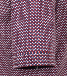 Redmond Kurzarmhemd (241065999) Lila/Bordeaux/Rot/Dunkelrot