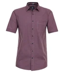 Redmond Kurzarmhemd (241065999) Lila/Bordeaux/Rot/Dunkelrot